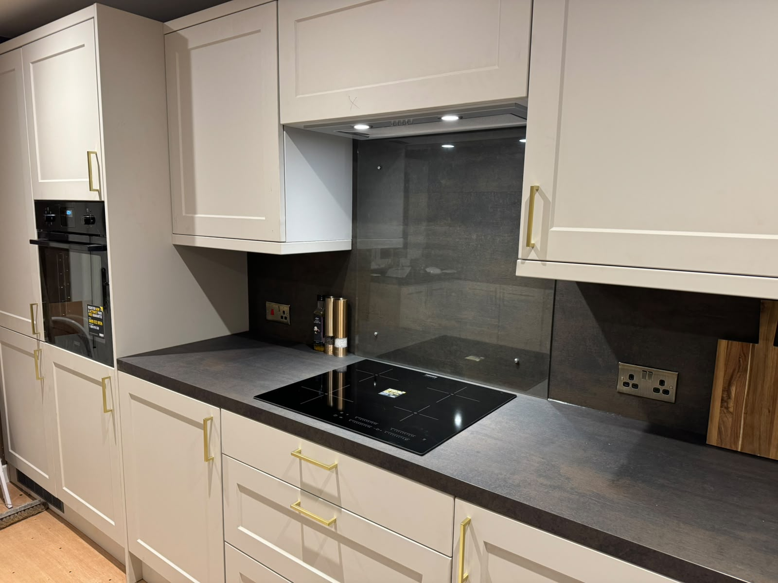 Domestic electrical work by Electrust — sockets, lighting and fittings in a Scottish home