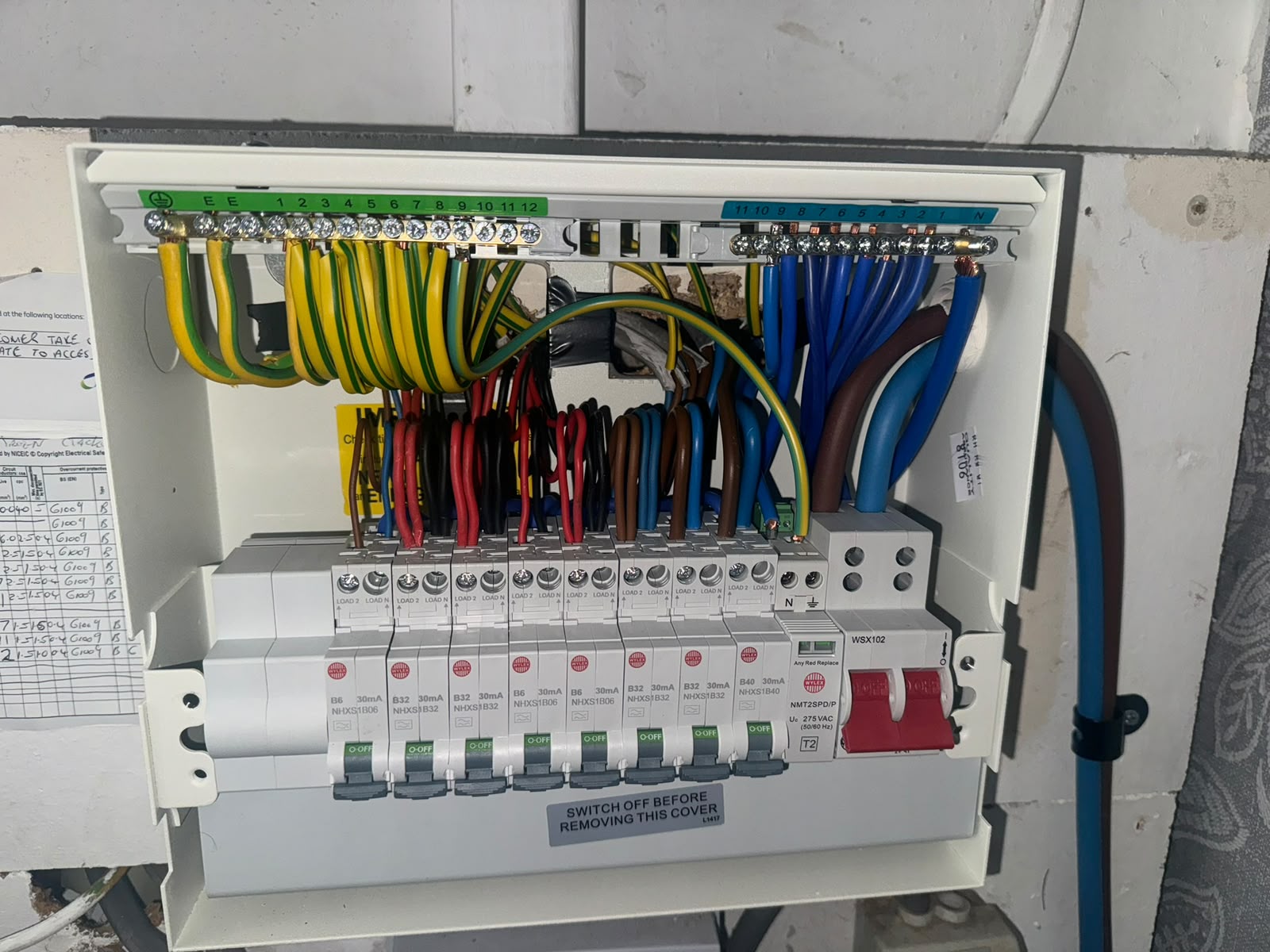 Consumer unit upgrade by Electrust — 18th Edition metal enclosure with RCBOs, Scotland