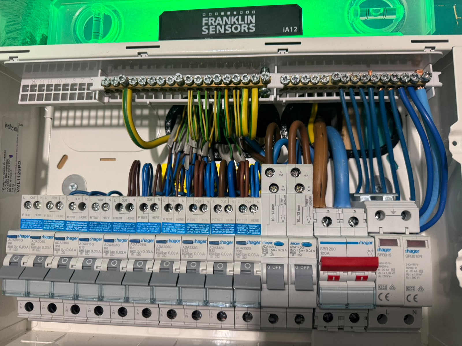 Consumer unit upgrade by Electrust — 18th Edition metal enclosure with RCBOs, Scotland