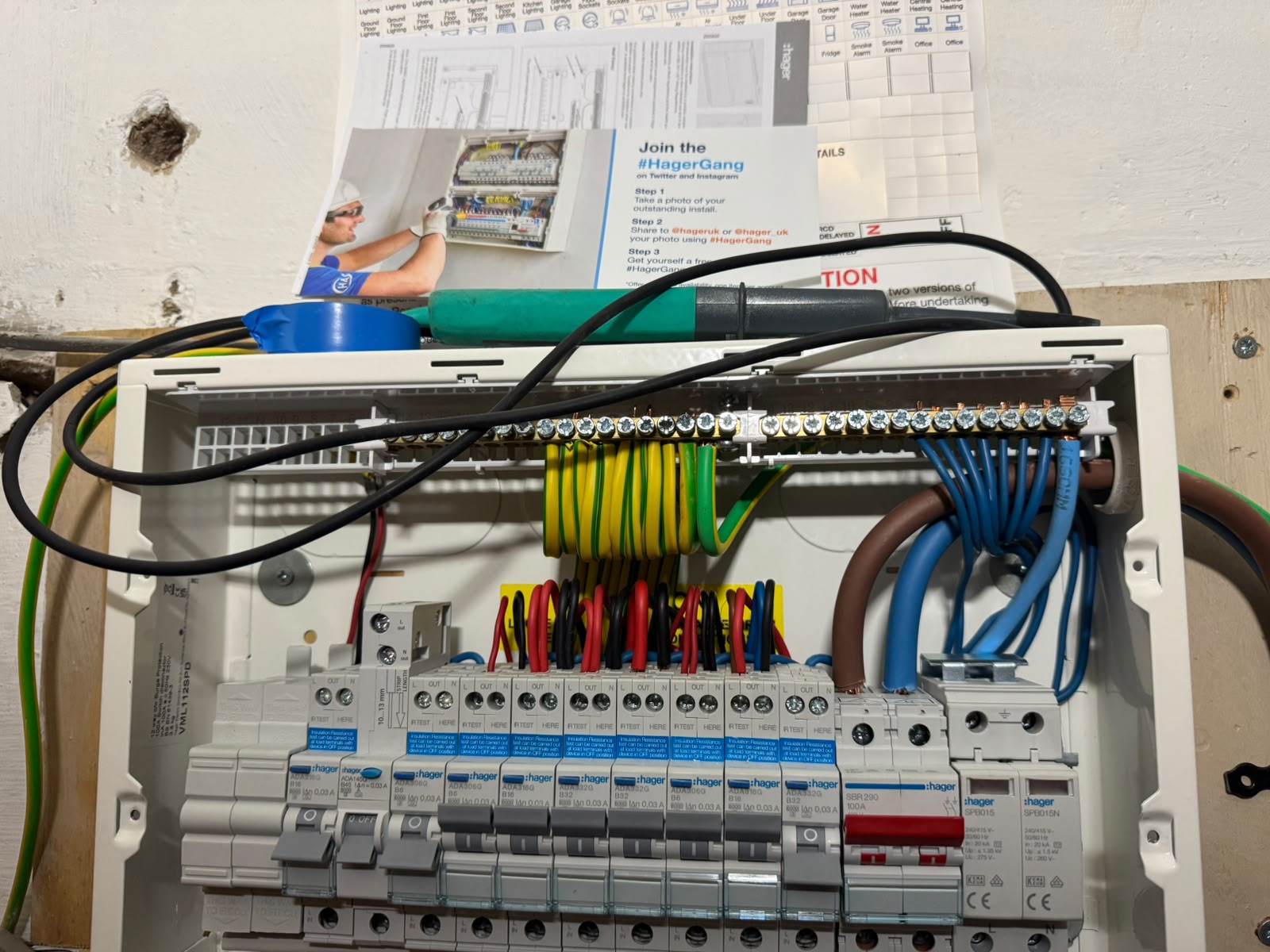 Consumer unit upgrade by Electrust — 18th Edition metal enclosure with RCBOs, Scotland